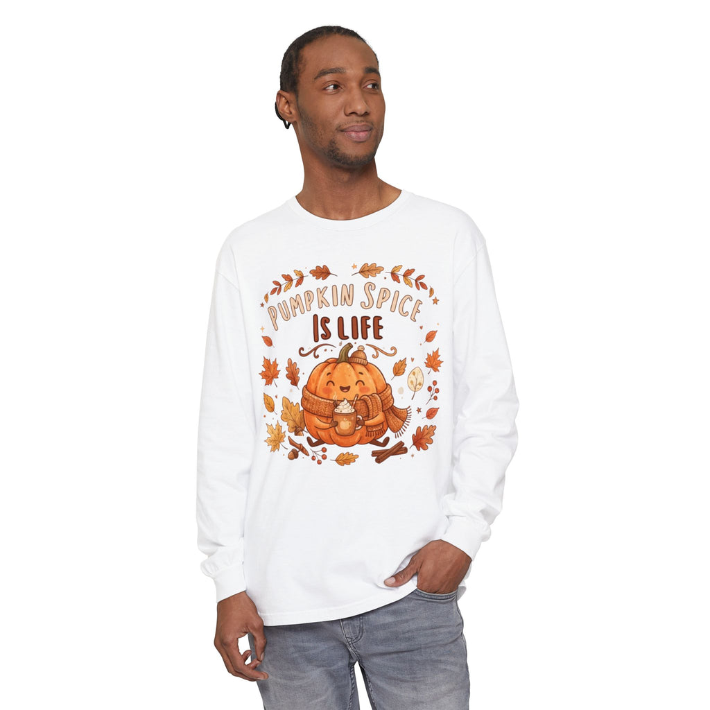 Unisex Garment-dyed Long Sleeve T-Shirt