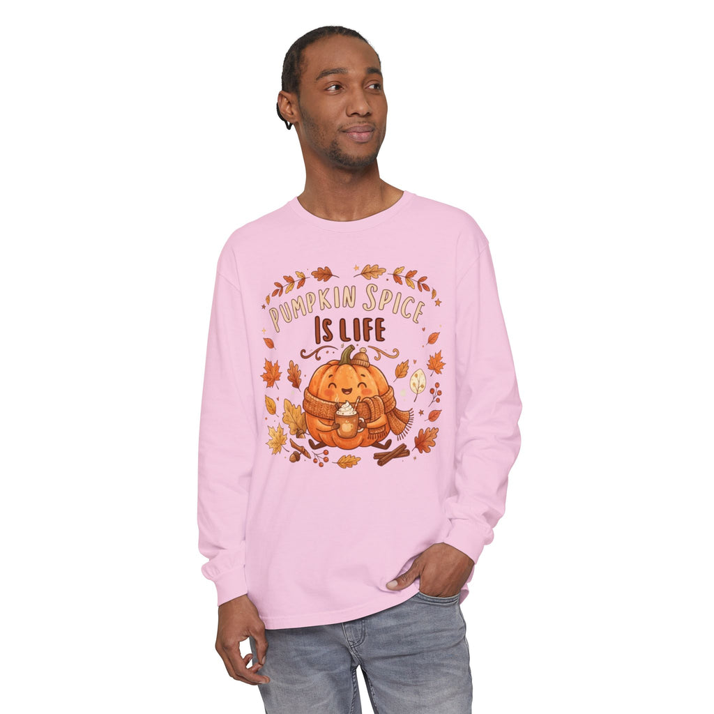 Unisex Garment-dyed Long Sleeve T-Shirt