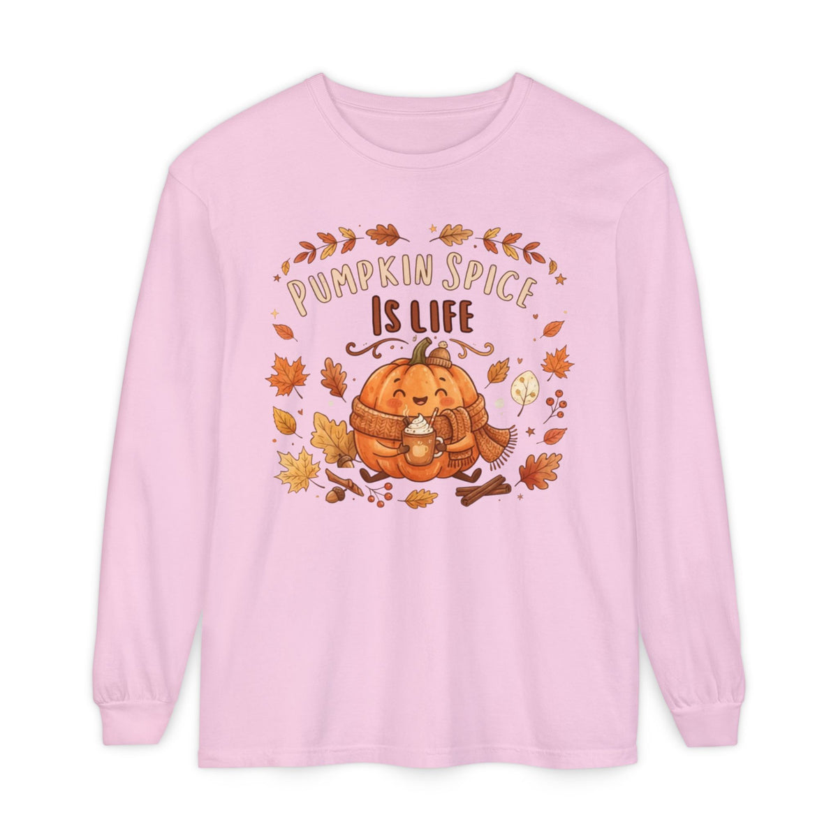 Unisex Garment-dyed Long Sleeve T-Shirt