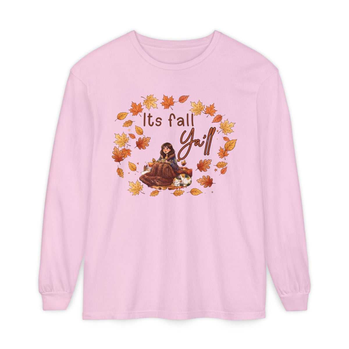 Unisex Garment-dyed Long Sleeve T-Shirt