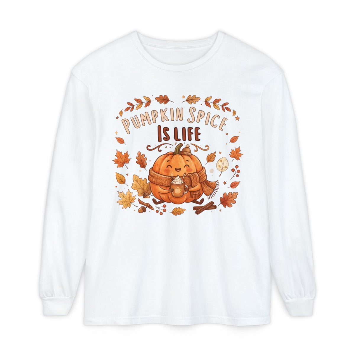 Unisex Garment-dyed Long Sleeve T-Shirt