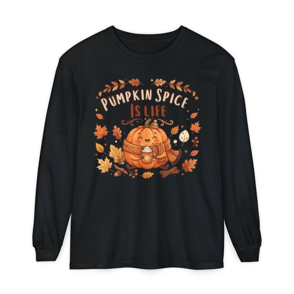 Unisex Garment-dyed Long Sleeve T-Shirt