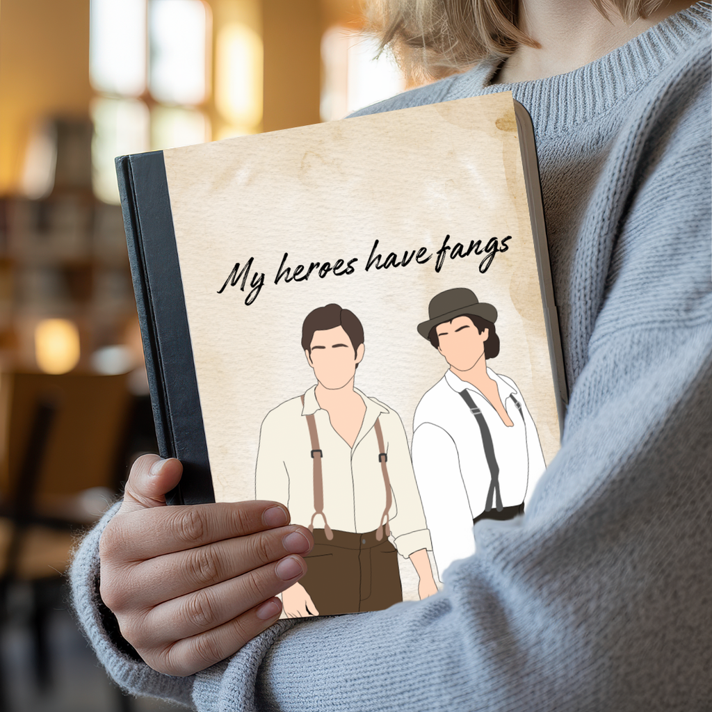 My Heroes Have Fangs-Composition Notebook : Glossy