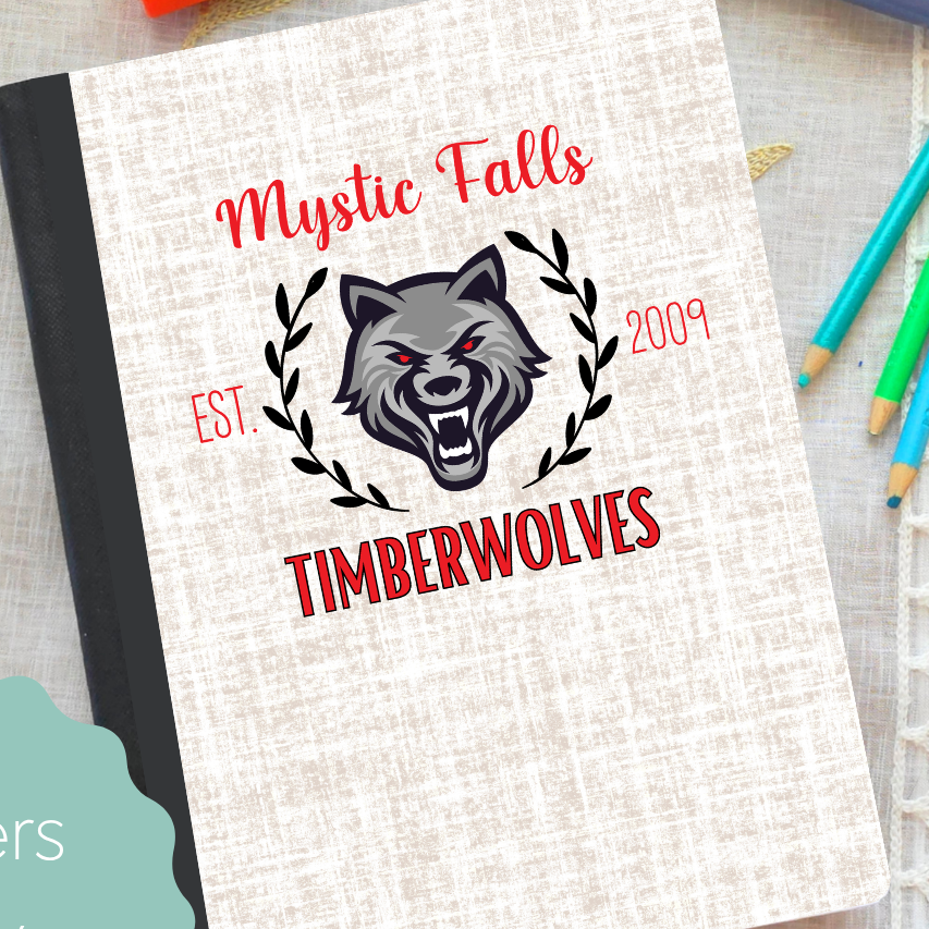 Timberwolves- Notebook  Glossy