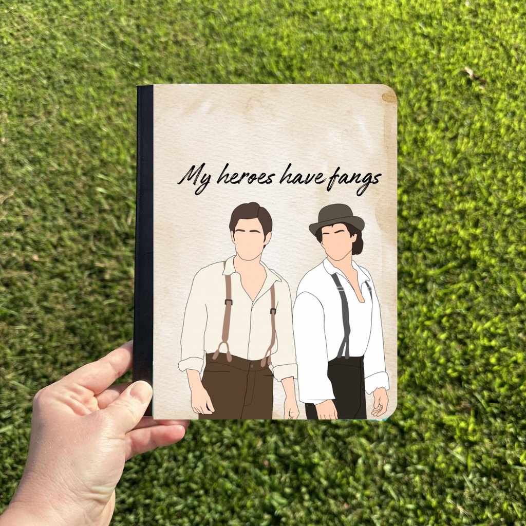 My Heroes Have Fangs-Composition Notebook : Glossy